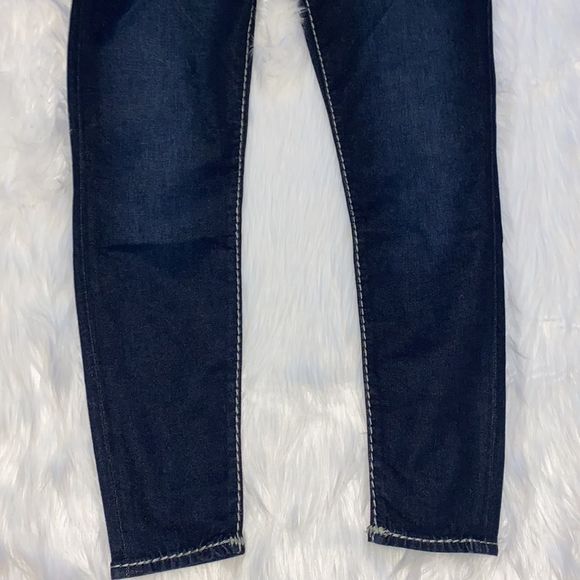 True Religion Hallie Mid Rise Super Skinny Jeans Sz 31 - Picture 6 of 14